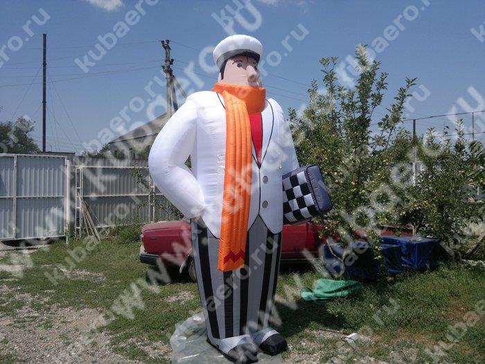 Надувная фигура Остапа Бендера 3м. г.Козьмодемьянск, фестиваль