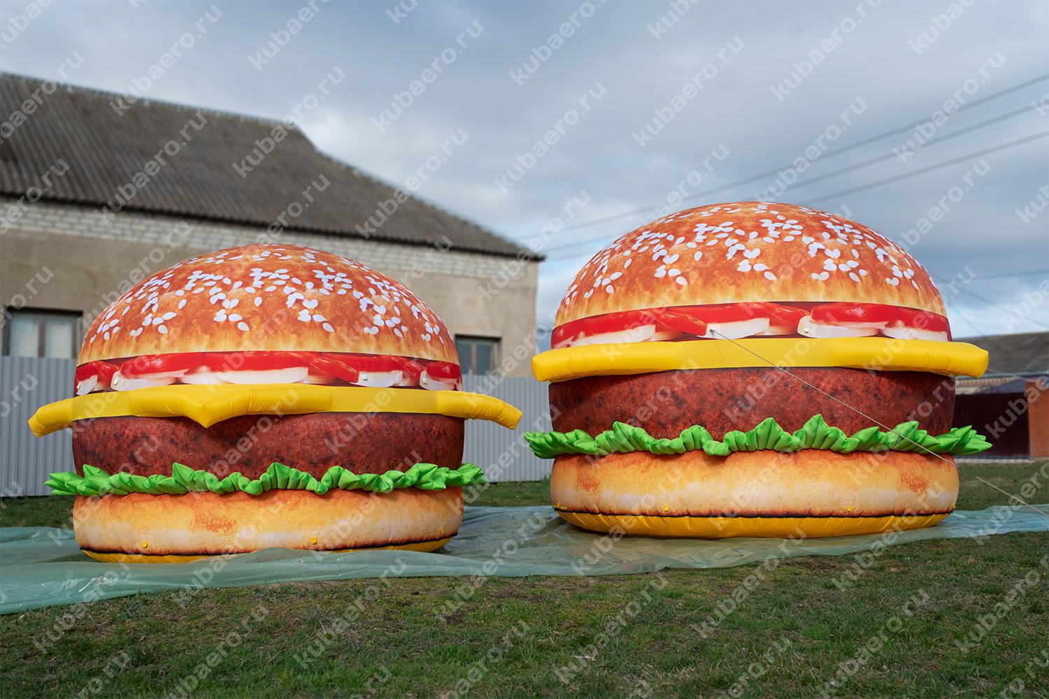 Надувная фигура гамбургер 5м