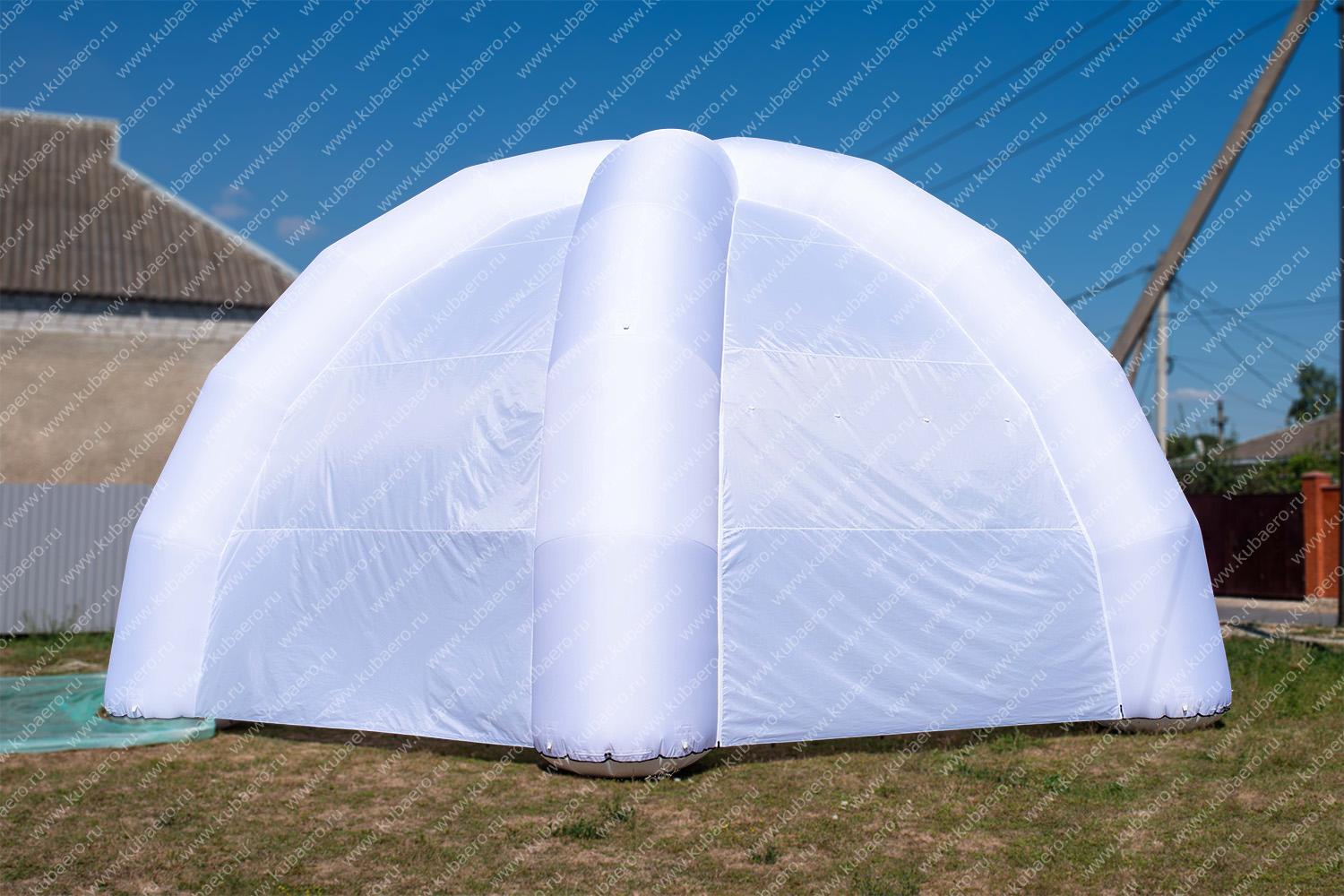 Надувной шатер шестиопорный 10х10х5м