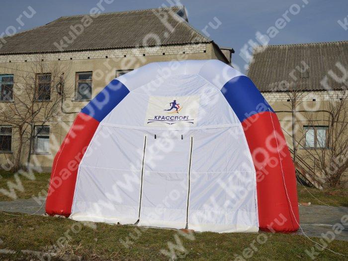Палатка с надувным каркасом 4-x опорный