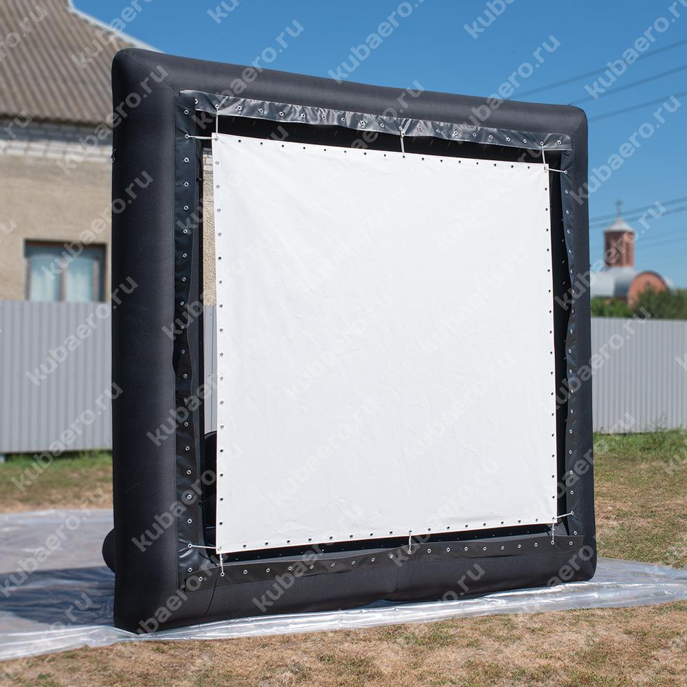 надувной экран вар3 3х3м (полотно 2х2м) герметичный каркас